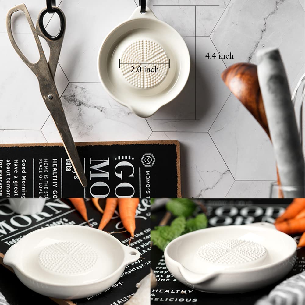 Amazon.com: Ameolela Ceramics Grater Plate for Ginger, Garlic